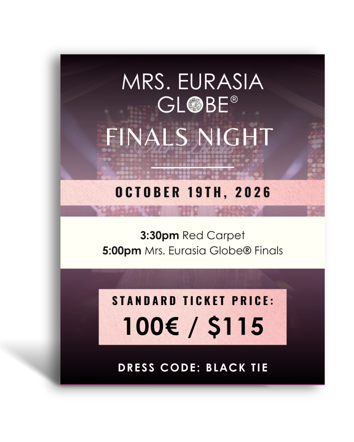 TICKET - EURASIA FINAL NIGHT GALA (Oct 19th)