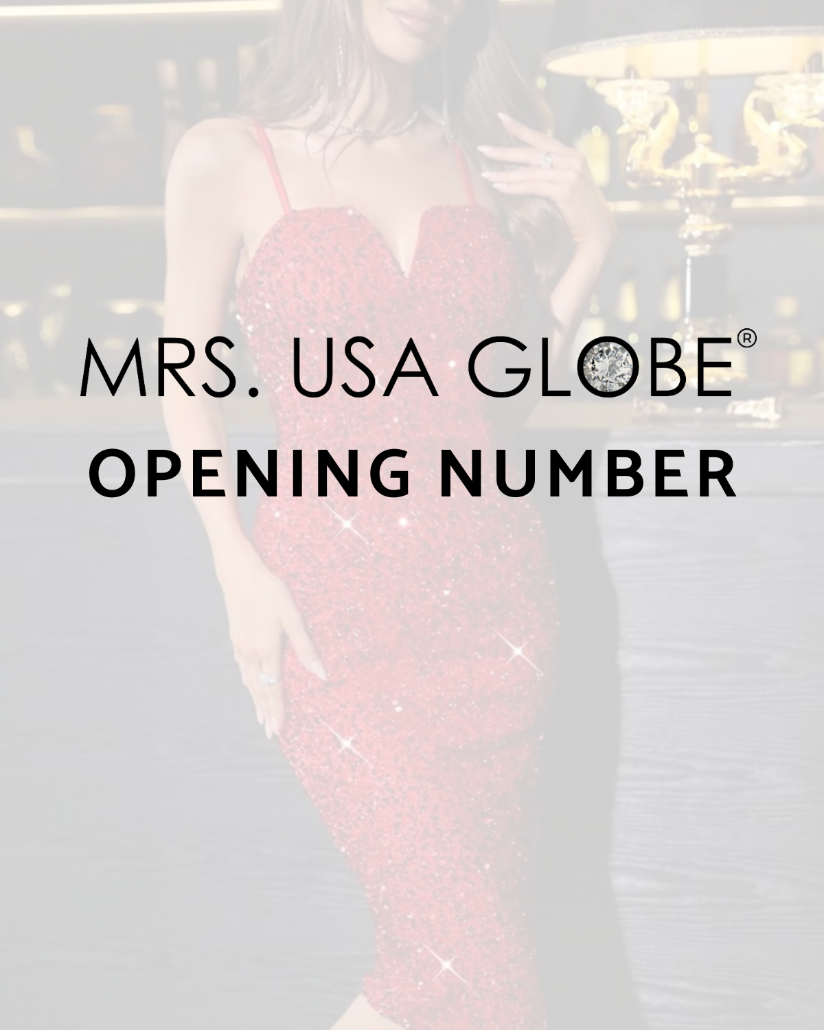 Mrs. USofA Globe® OPENING NUMBER dress