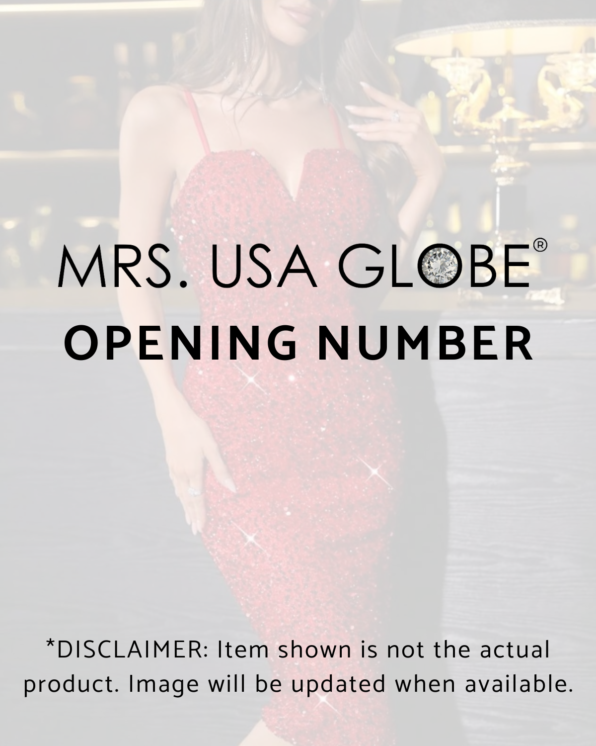 Mrs. USofA Globe® OPENING NUMBER dress