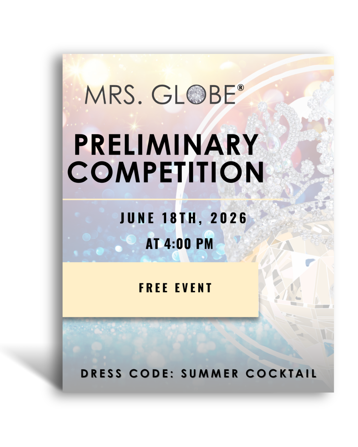 TICKET - PRELIMINARY COMPETITION (Thursday, June 18th, 4:00 pm)
