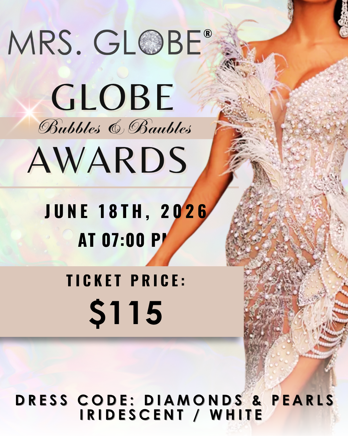 TICKET - GLOBE AWARDS (Thursday, June 18, 7:00 pm)