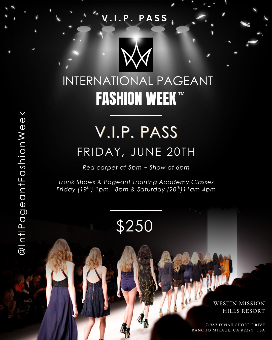 VIP Runway Show Pass