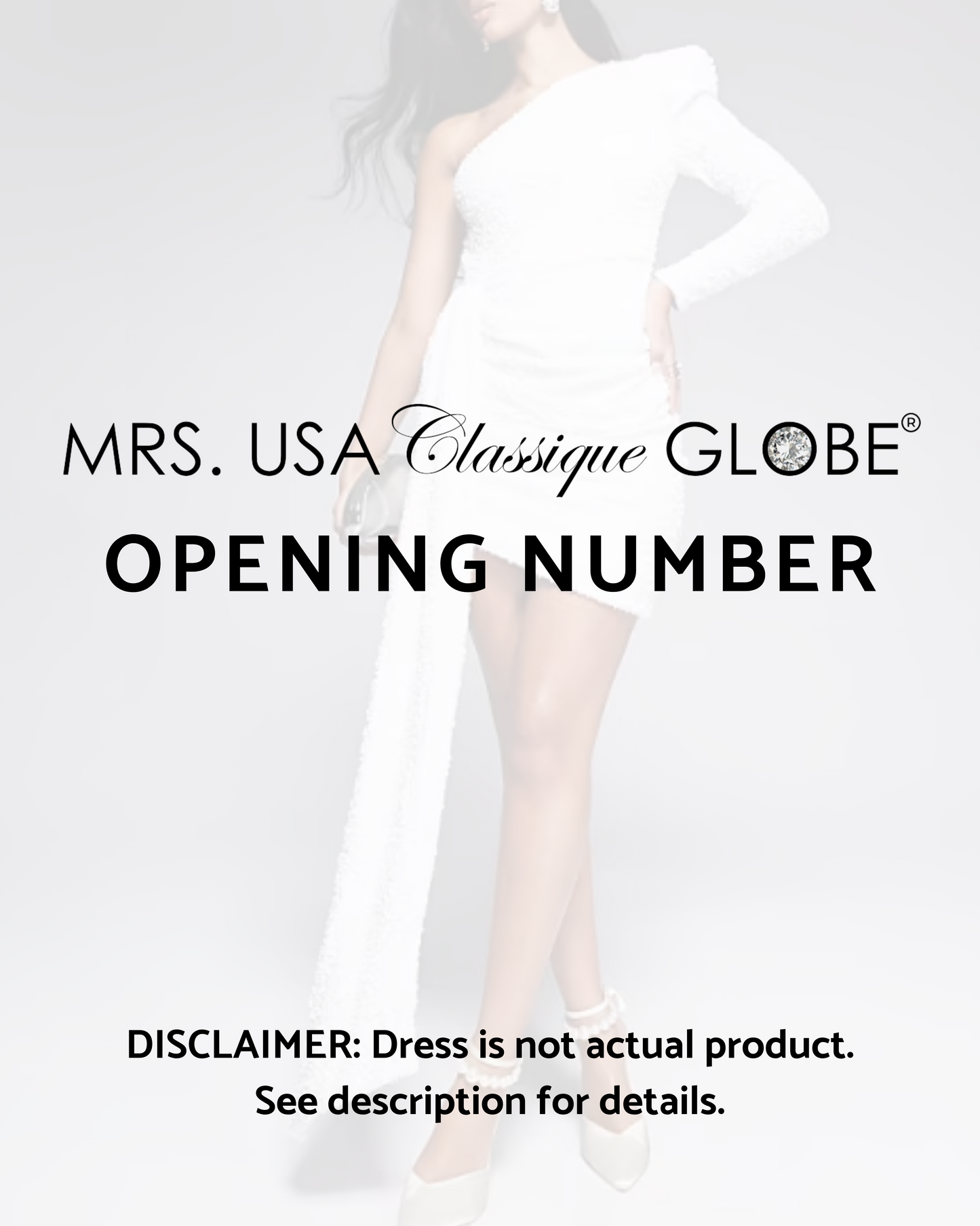 Mrs. USofA Classique Globe® OPENING NUMBER DRESS