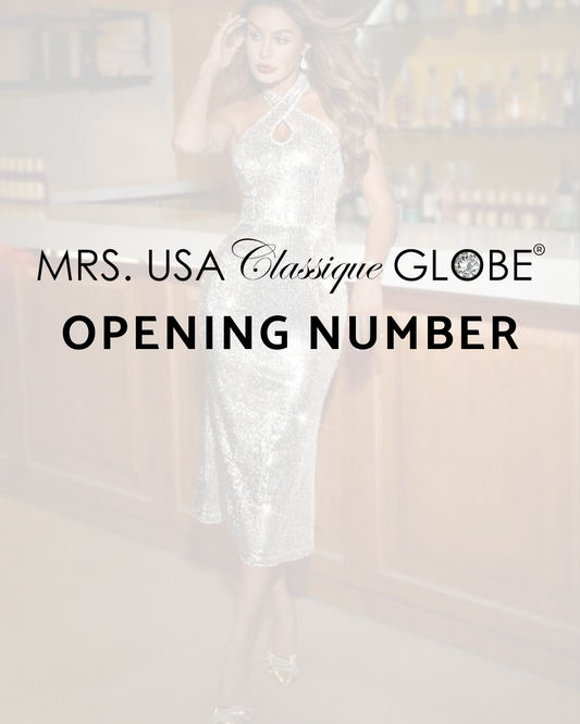 Mrs. USofA Classique Globe® OPENING NUMBER DRESS