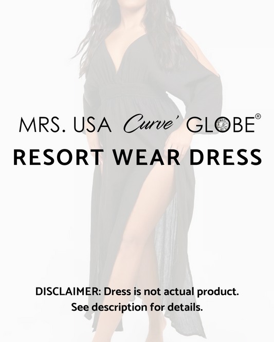 Mrs. USofA Curve' Globe® RESORT WEAR DRESS