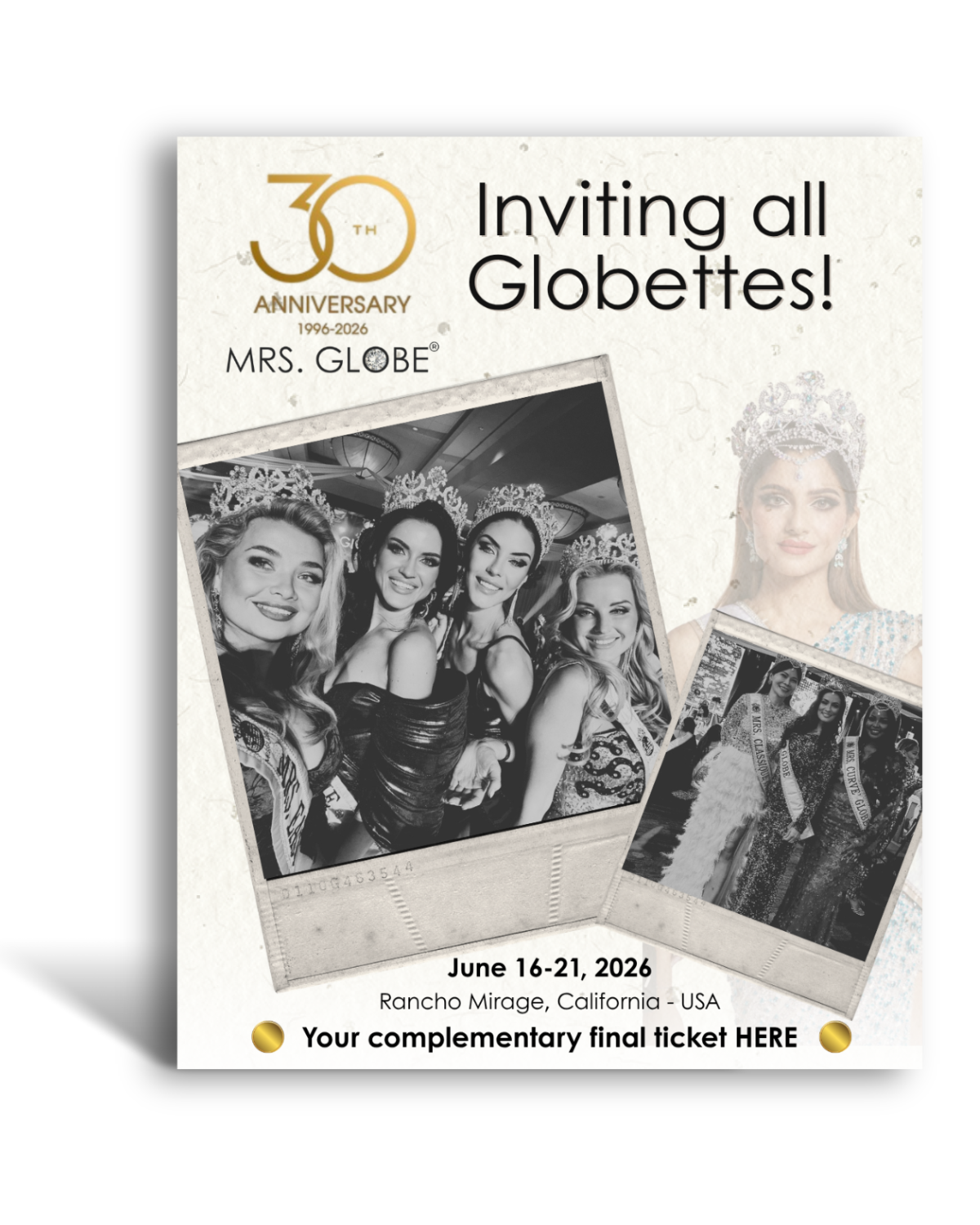 MRS. GLOBE® ALUMNI PACKAGE 2026
