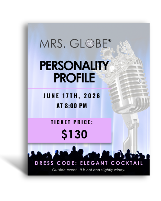TICKET - PERSONALITY PROFILE DINNER (Wednesday, June 17, 8.00pm)