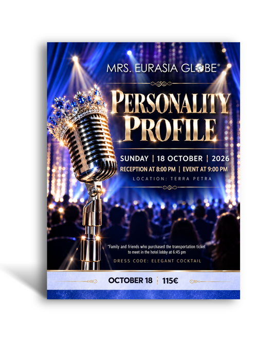 TICKET - EURASIA GLOBE PERSONALITY PROFILE & FEMININE BOSS AWARDS (Oct 17)